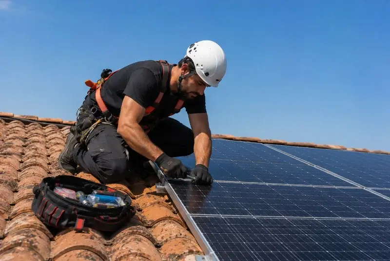 Maintenance et monitoring de panneaux solaires à Saint-Just-Chaleyssin