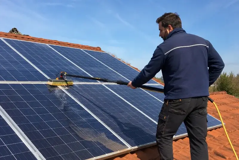 Nettoyage et entretien de panneaux solaires à Saint-Just-Chaleyssin